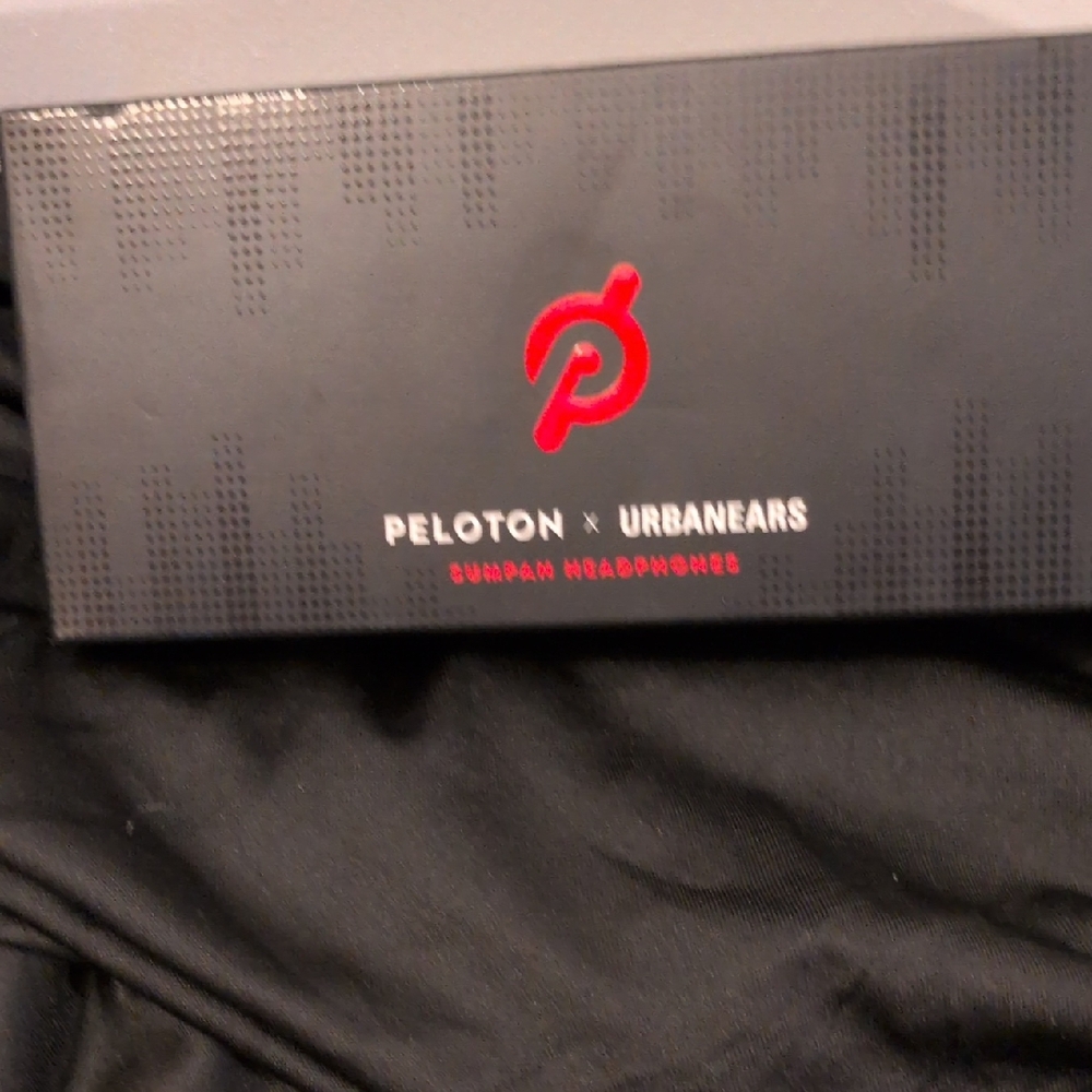 Peloton x Urbanears Earbud Headphones - Black and Red